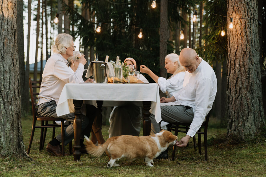 kerstdiner-hond